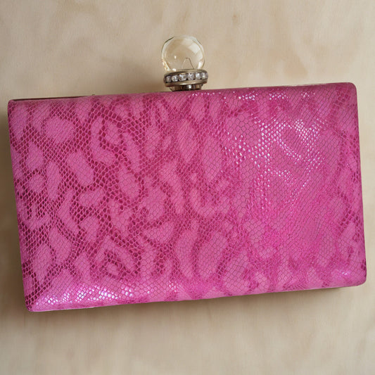 Pochette clutch Donna per Cerimonia glitterata 22x12cm plissettata 0- Elegante Borsetta da Serata in Similpelle con Catena fb