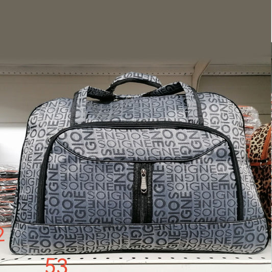 Borsone Multicolore Capiente 32x53 cm - Unisex, Ideale per Viaggi, Palestra o Porta Accessori fb