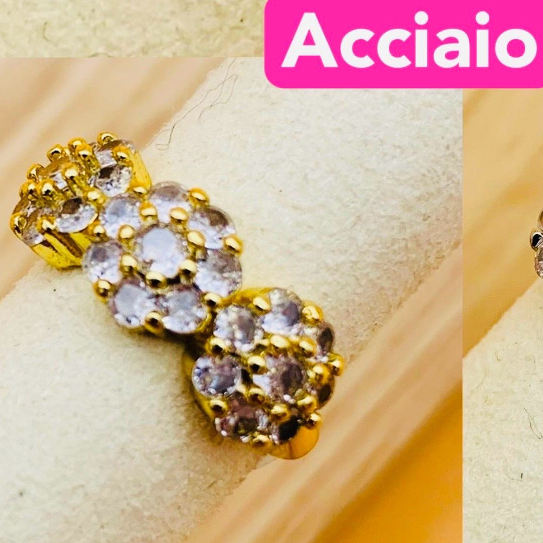 Anello acciaio inossidabile Regolabile per Donna con sTrass - Gioiello Elegante e Moderno - Regalo Perfetto 13