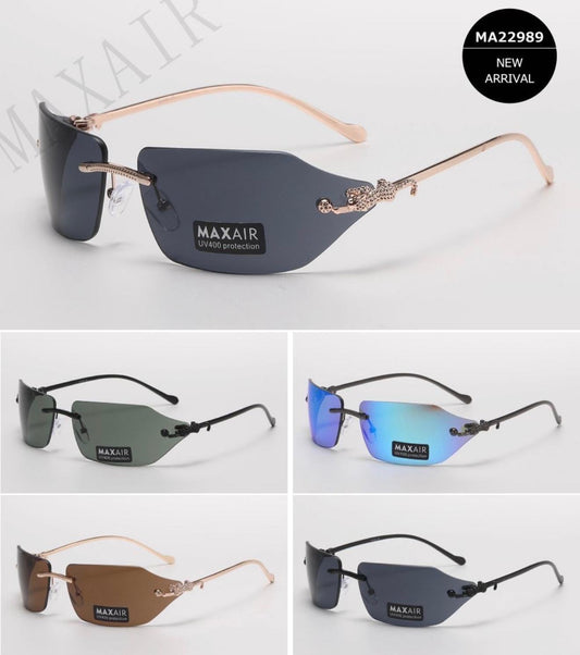 Occhiali da sole tondi Maxair UV400 Protection unisex: Stile e protezione per tutti donna uomo mod.18